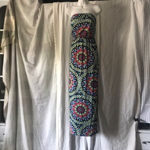 Xileration long colorful maxi NWOT